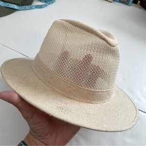Henschel Hat Co. H1H Mesh Safari Hat Light Cream Tan USA Adult Size XL